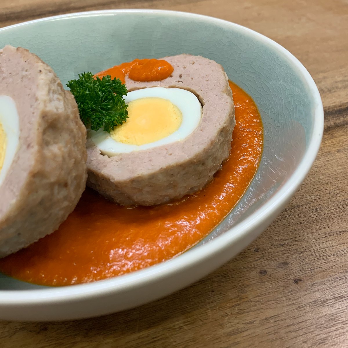Vogelnestje met puree