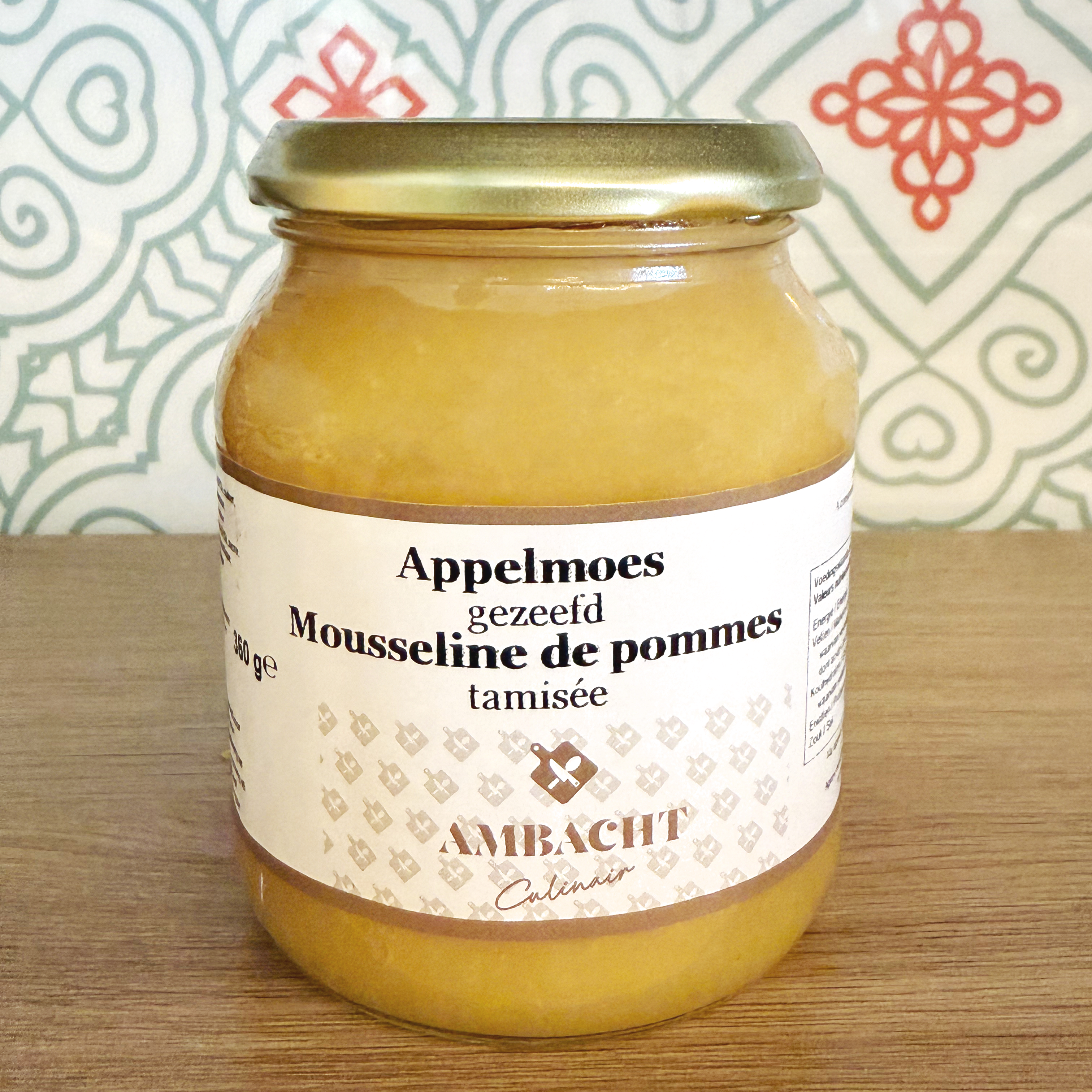 Appelmoes gezeefd klein