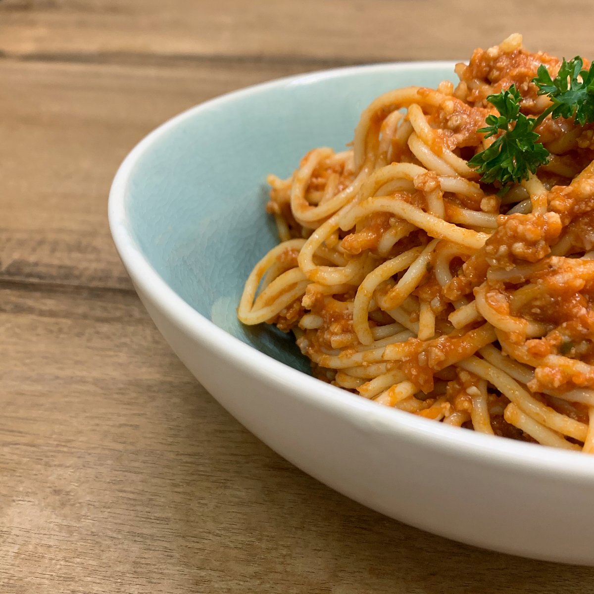 spaghetti van het huis