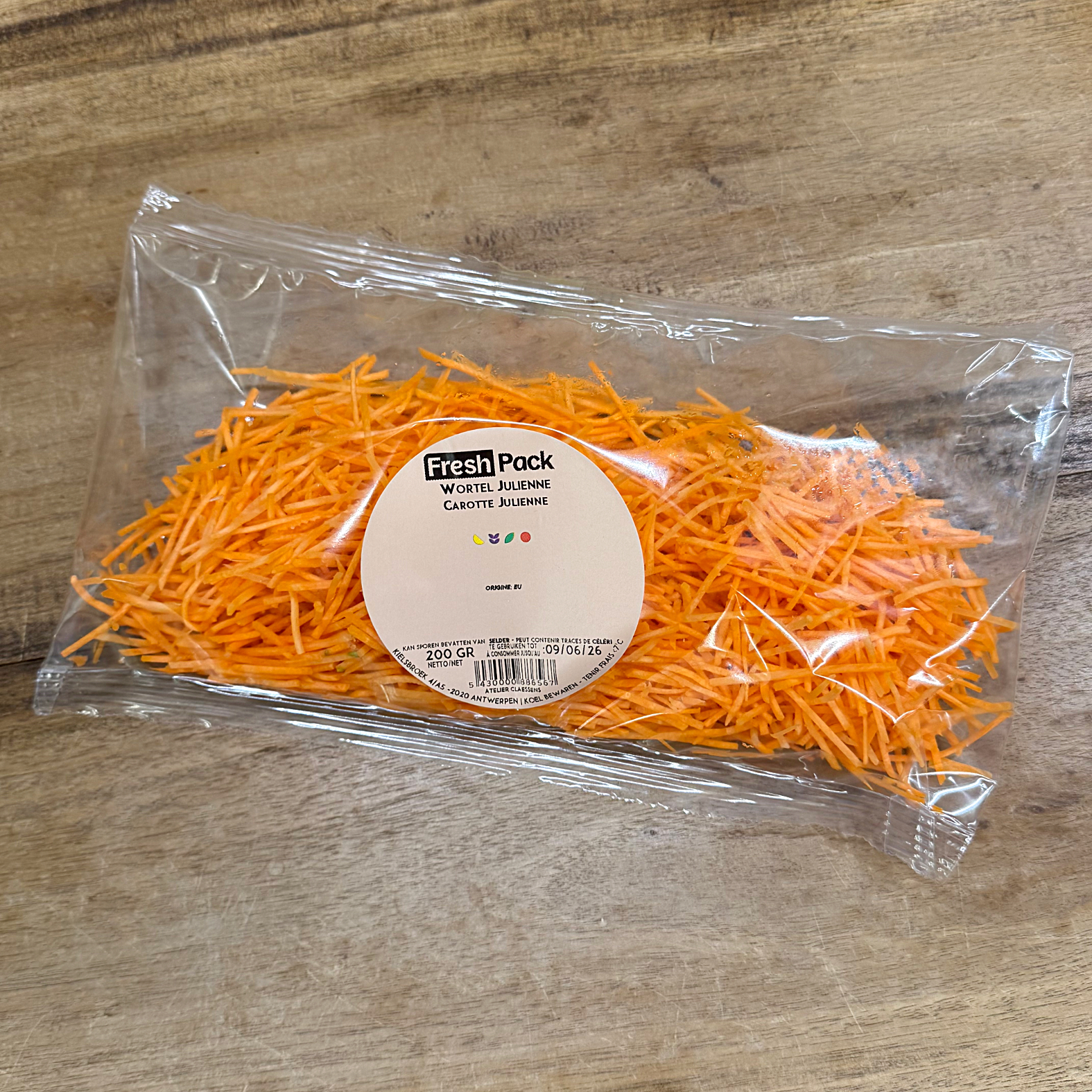 worteltjes julienne